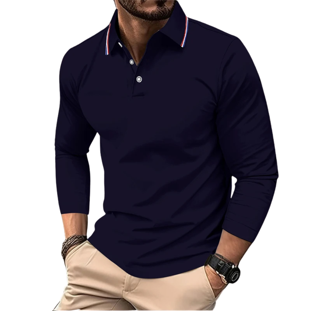 Milien | Polo Casual Premium Con Cuello En Contraste
