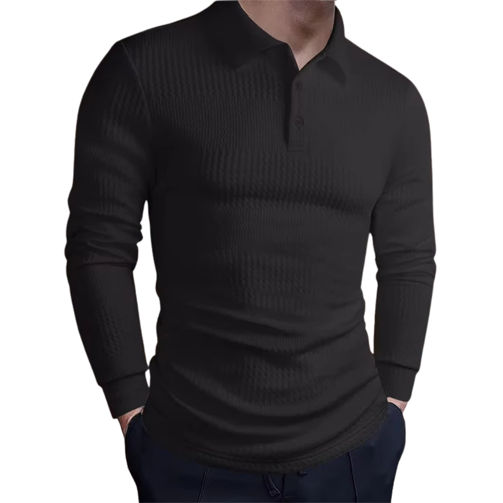 Alisa | Polo De Jacquard De Lujo Con Elegancia Retro