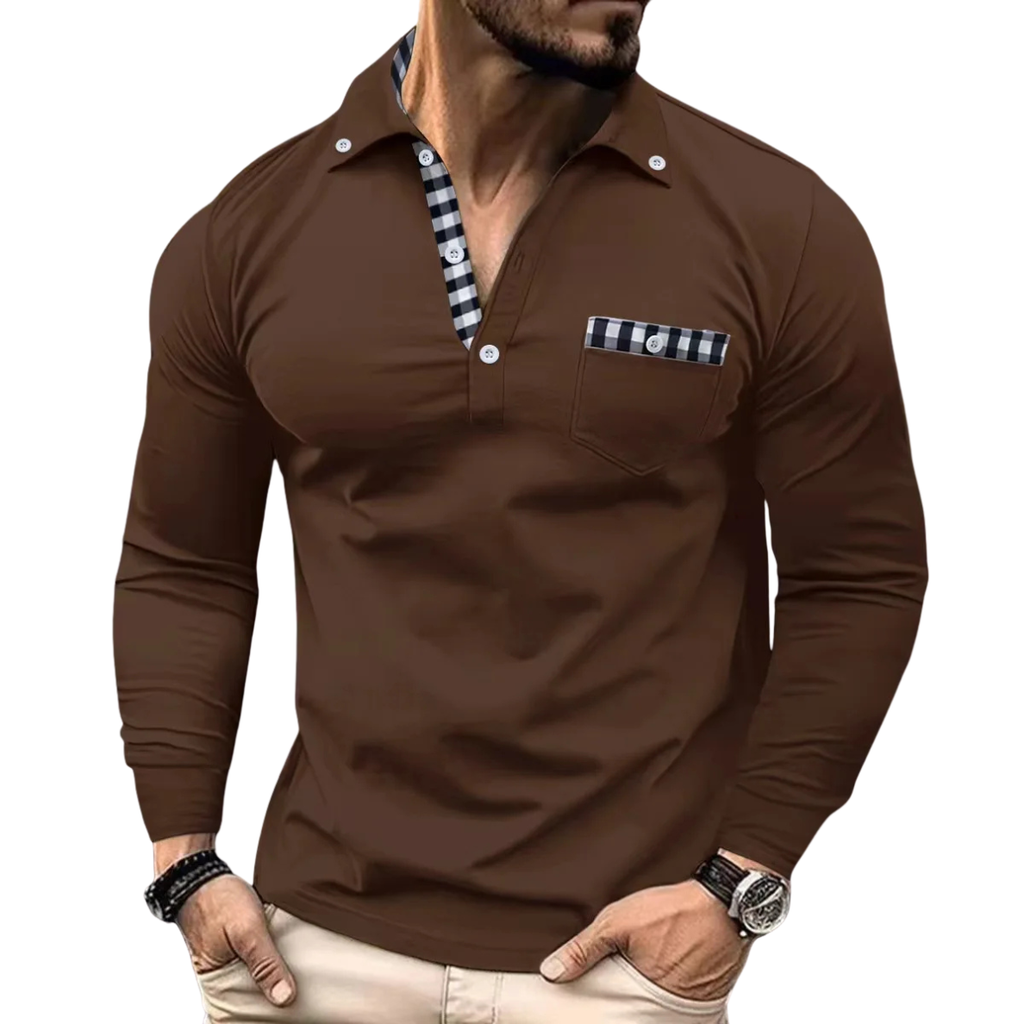 Lotas | Polo Elegante A Cuadros Para Hombre