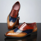 Harry – Zapatos brogue vintage con puntera alargada