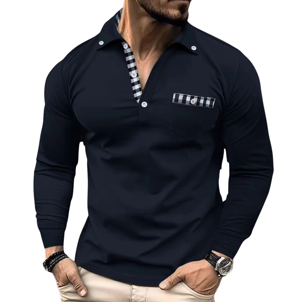 Lotas | Polo Elegante A Cuadros Para Hombre