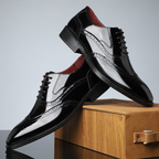 Harry – Zapatos brogue vintage con puntera alargada