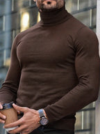 Adrien | Suéter de Punto Premium con Cuello Alto para Hombre