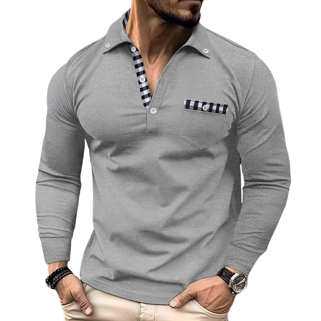 Lotas | Polo Elegante A Cuadros Para Hombre