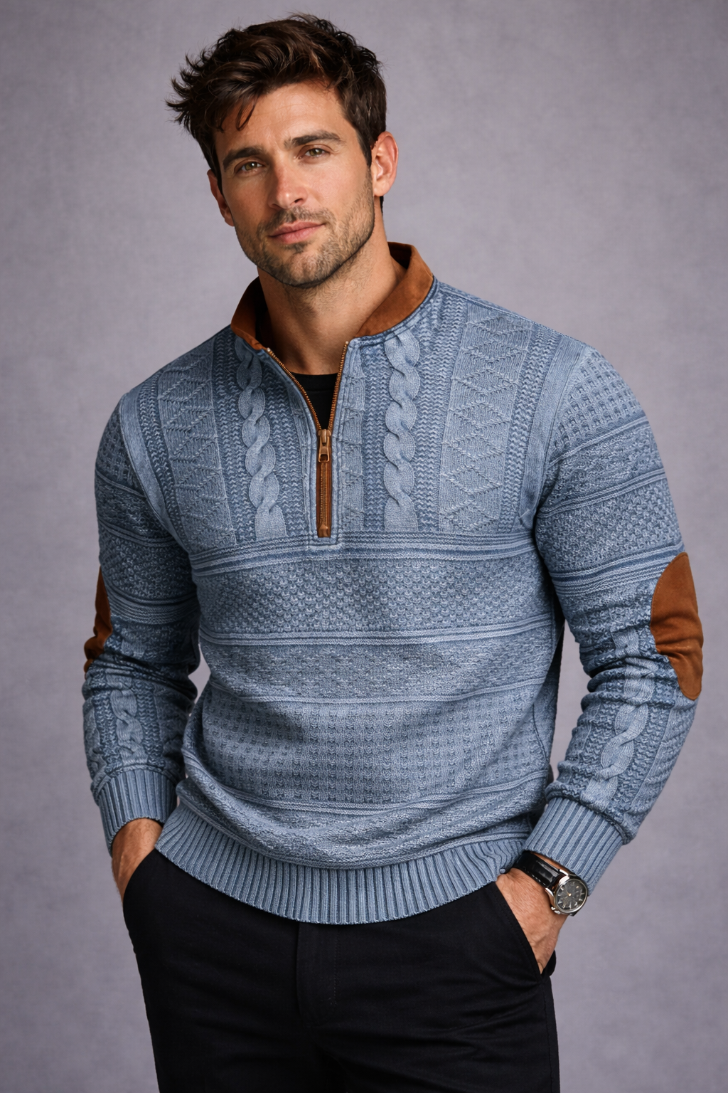 Robert | Jersey con cremallera