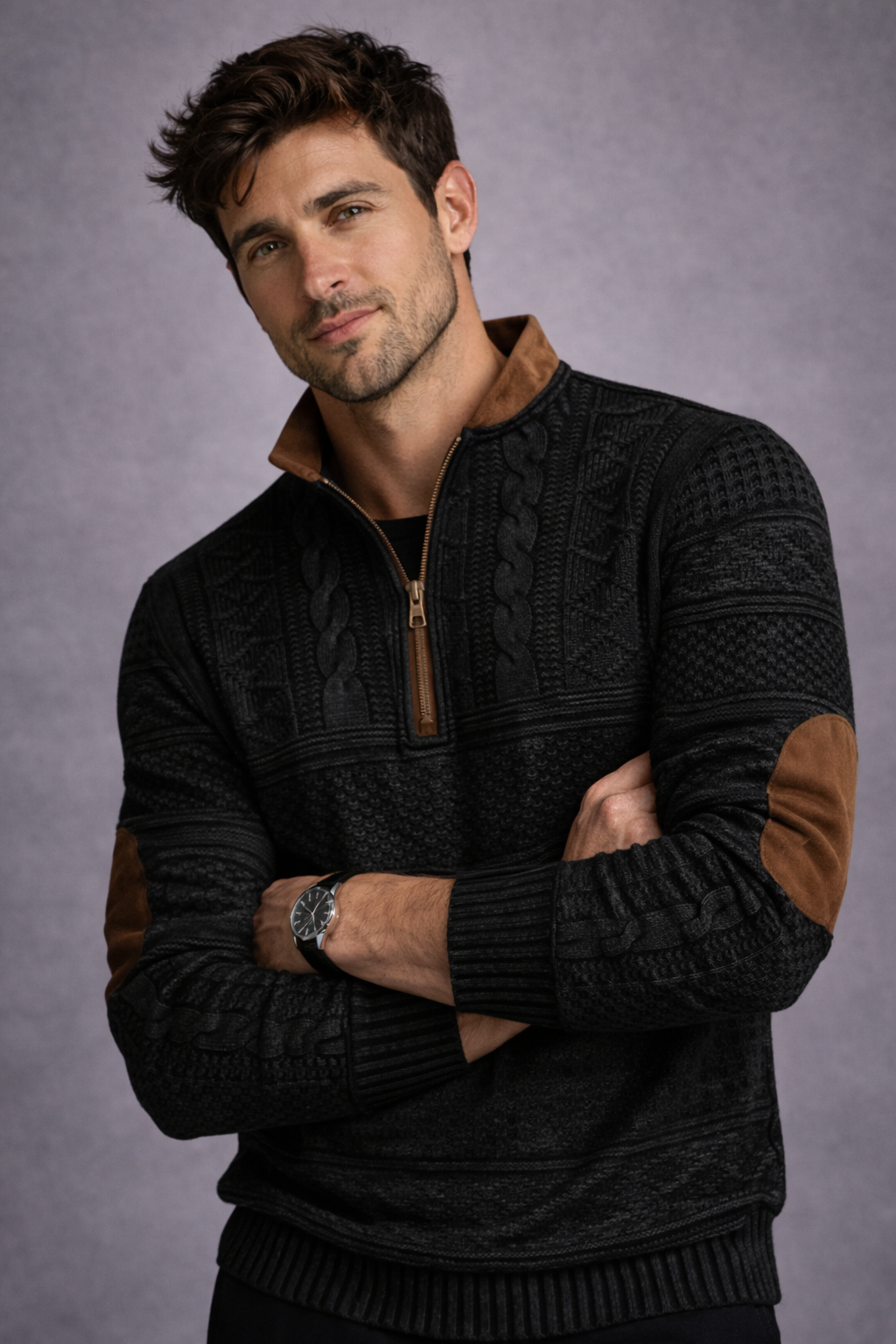 Robert | Jersey con cremallera