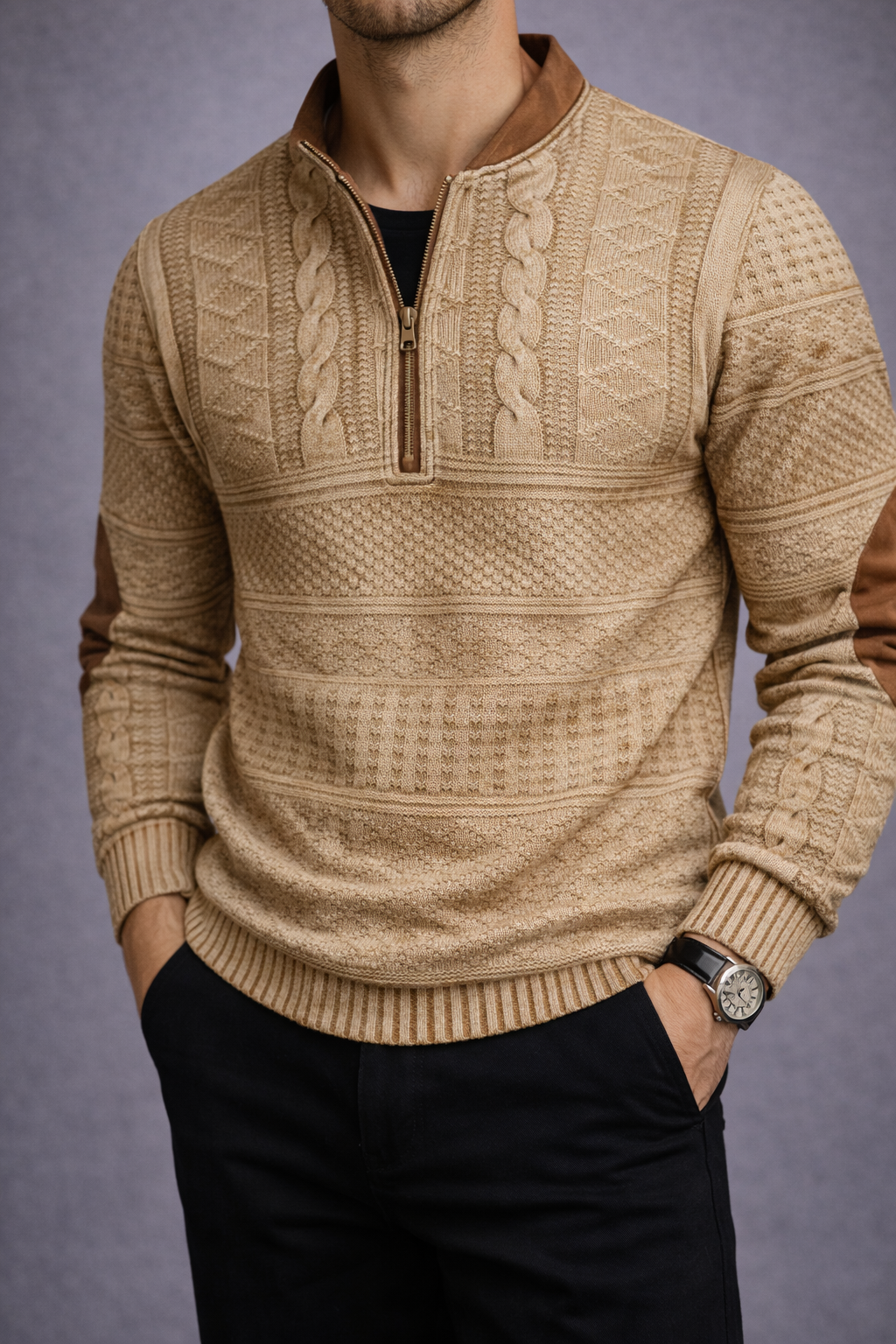 Robert | Jersey con cremallera