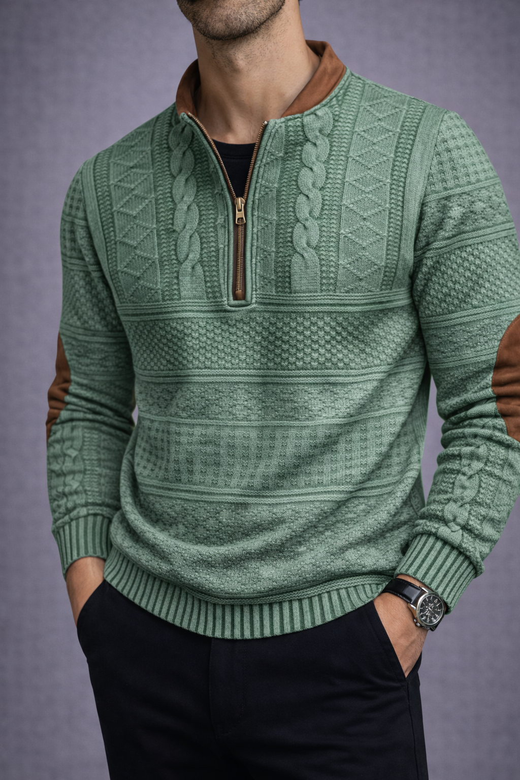 Robert | Jersey con cremallera