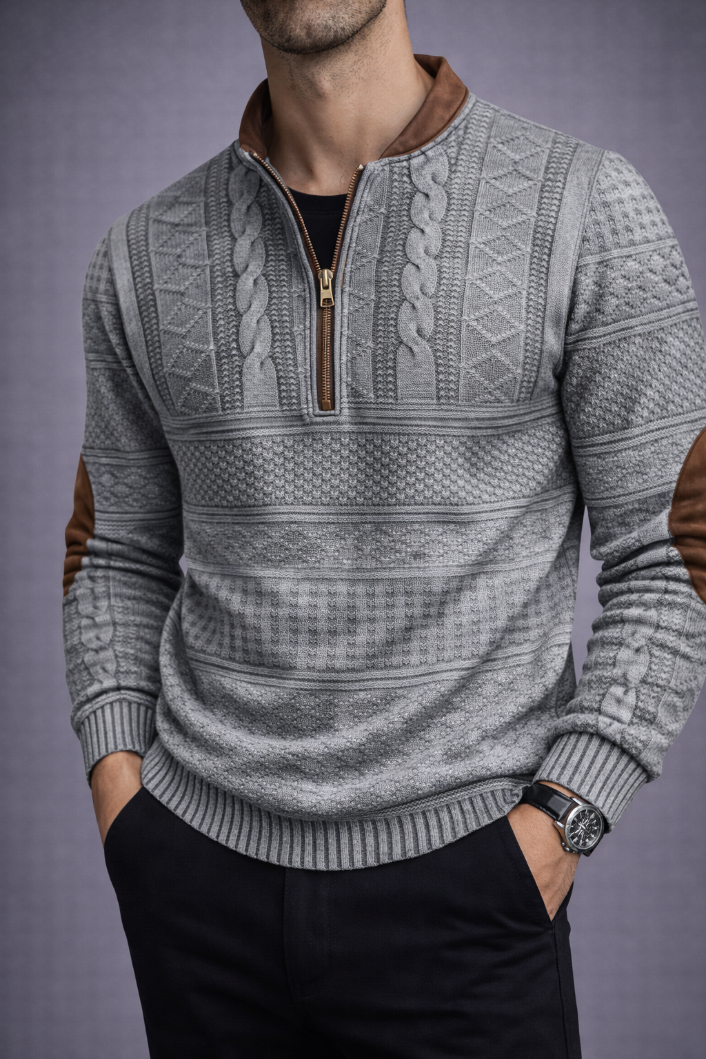 Robert | Jersey con cremallera