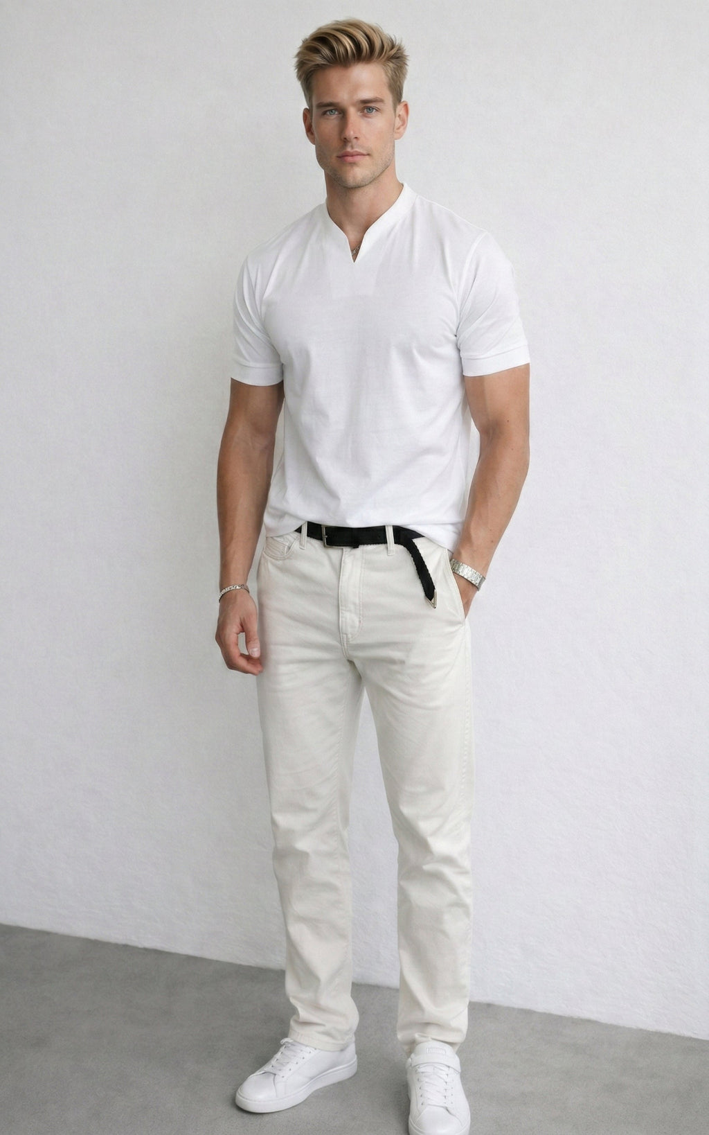 Camiseta con corte definido