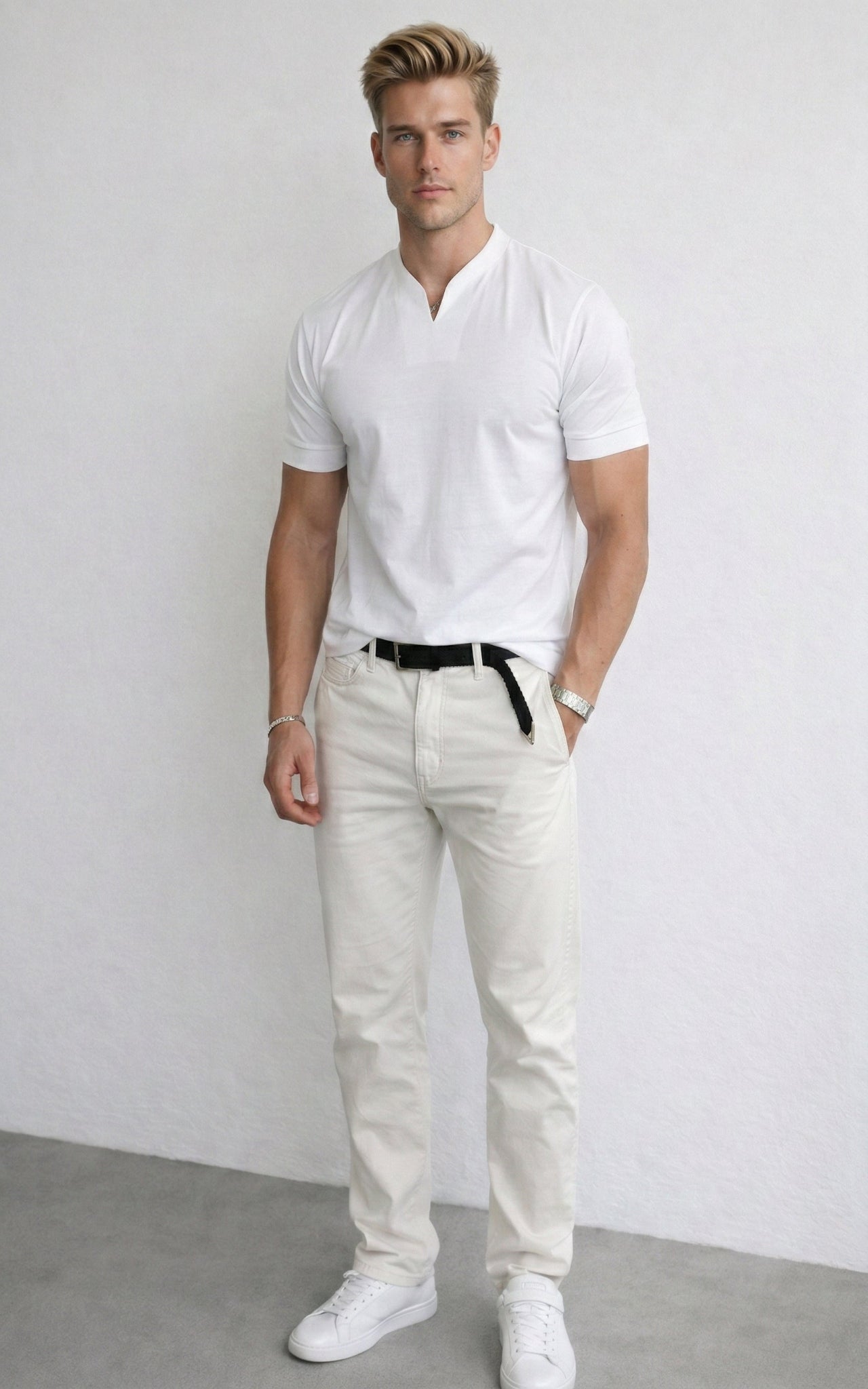 Camiseta con corte definido