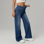 Pantalones anchos con control de abdomen.
