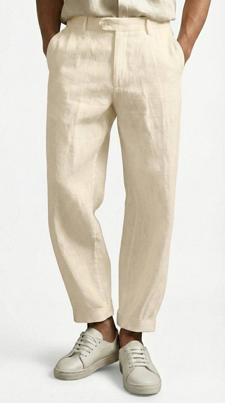 MIGUEL - PANTALÓN ELEGANTE DE LINO