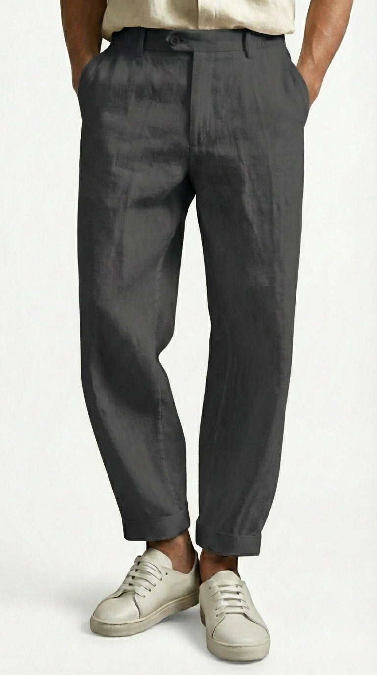 MIGUEL - PANTALÓN ELEGANTE DE LINO
