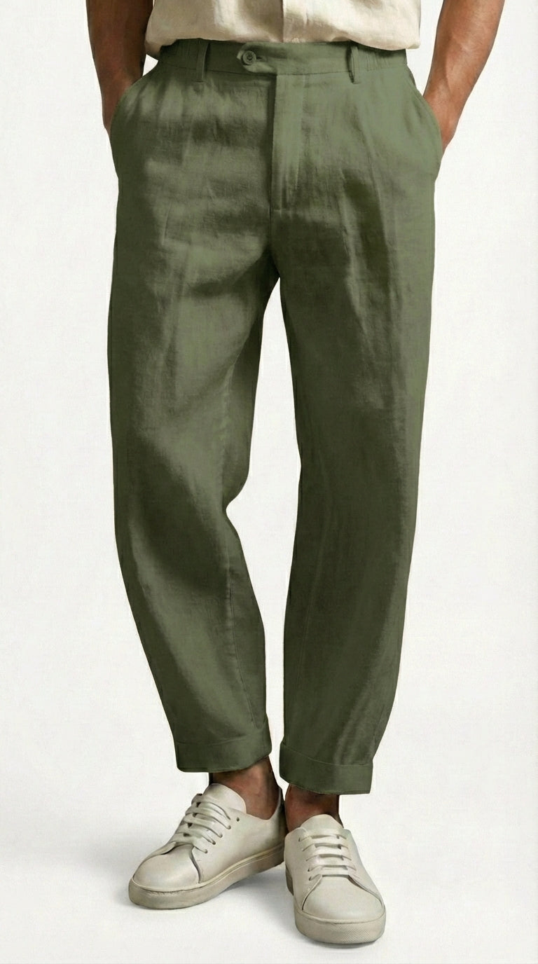 MIGUEL - PANTALÓN ELEGANTE DE LINO