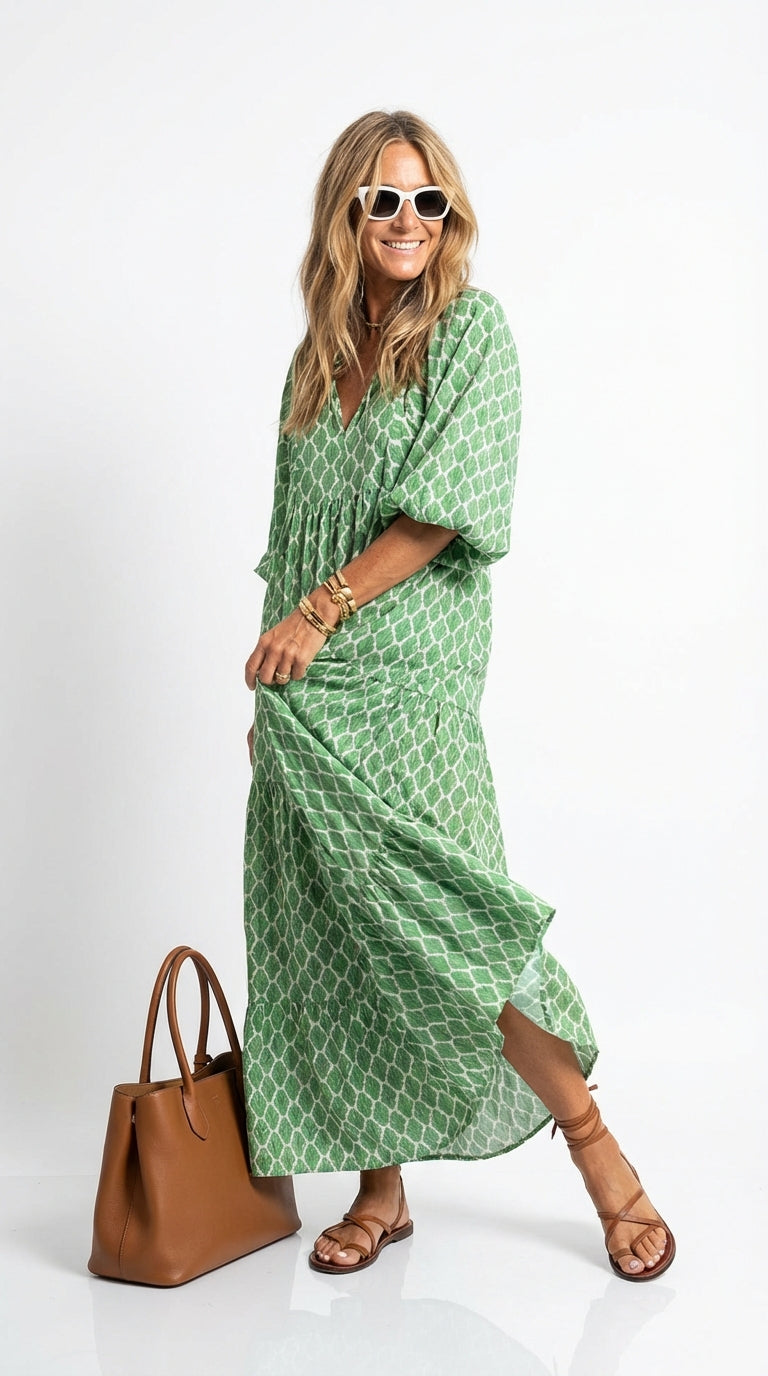 Nina - Vestido Largo estampado