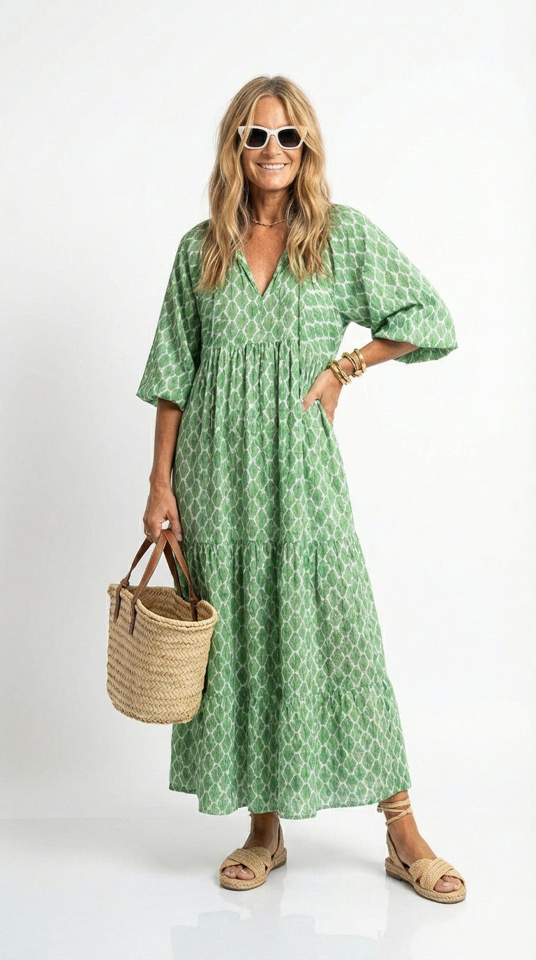 Nina - Vestido Largo estampado