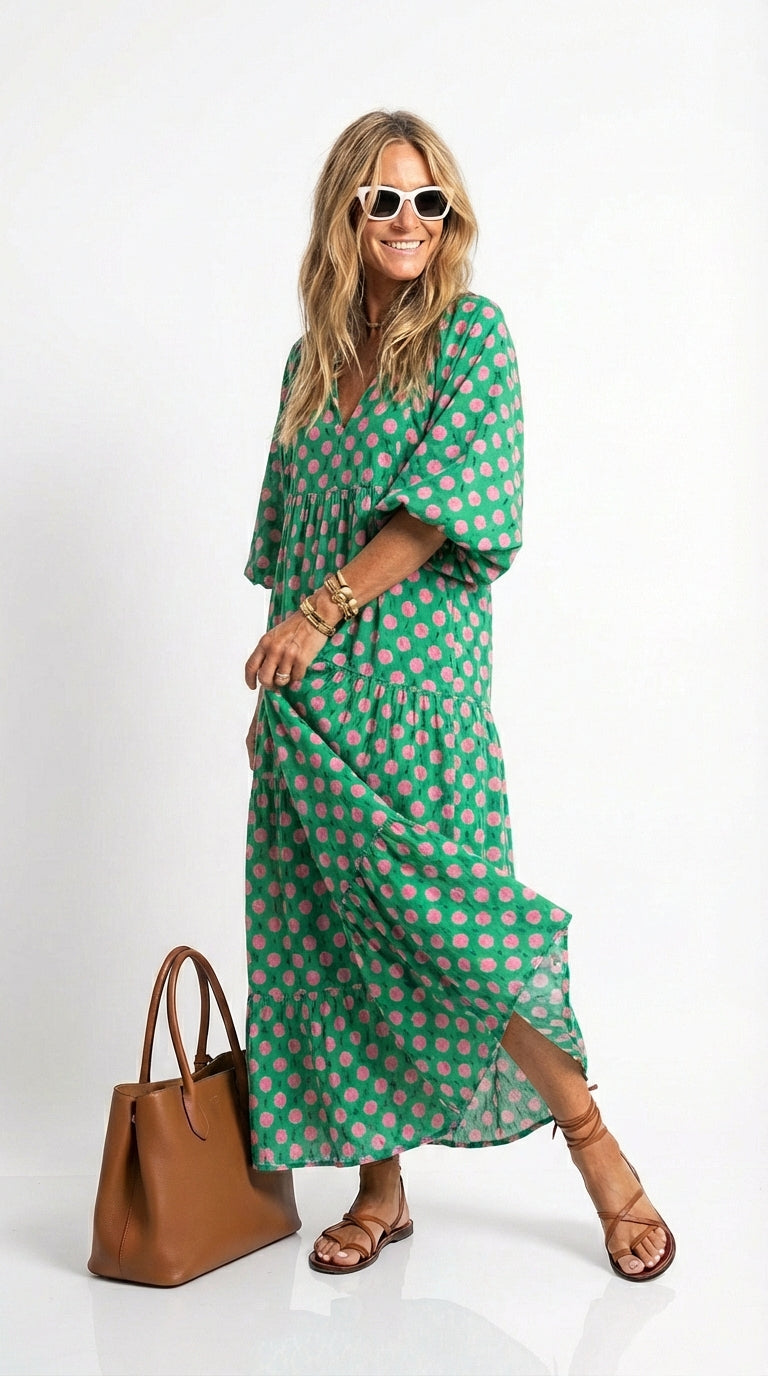 Nina - Vestido Largo estampado