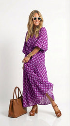 Nina - Vestido Largo estampado