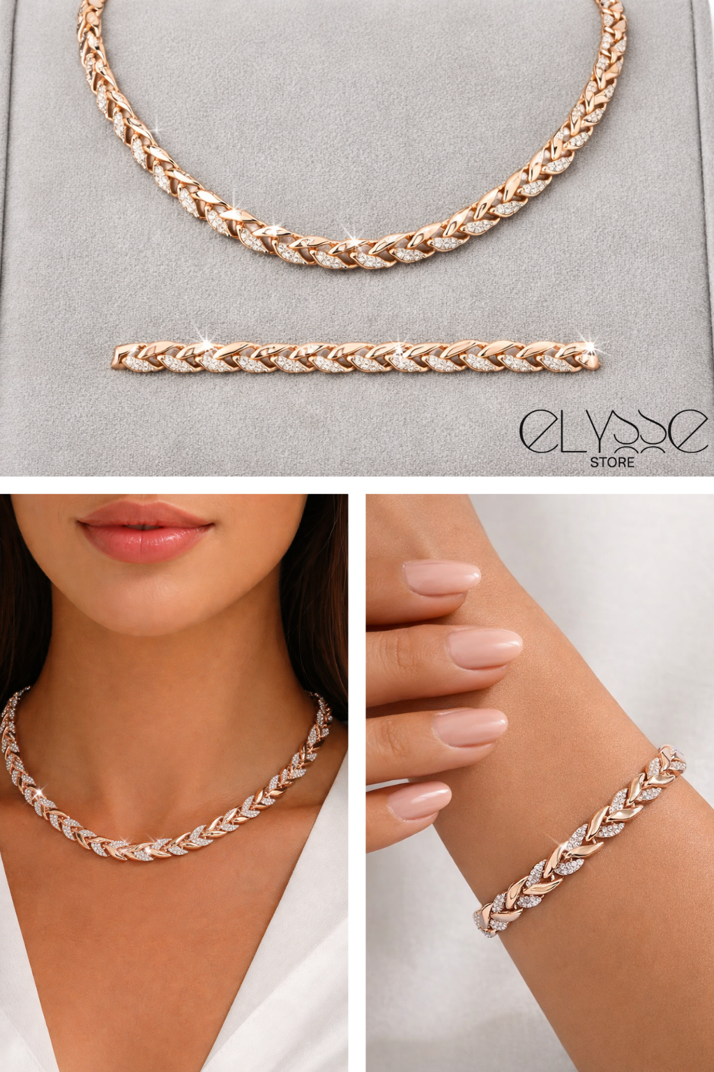 Lorena | Colgante y pulsera