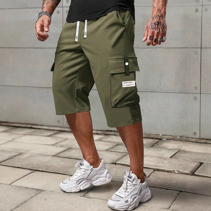 Pantalon cargo capri