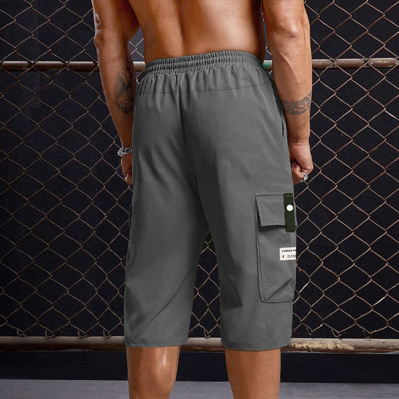 Pantalon cargo capri