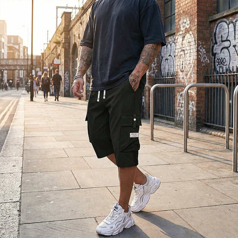 Pantalon cargo capri