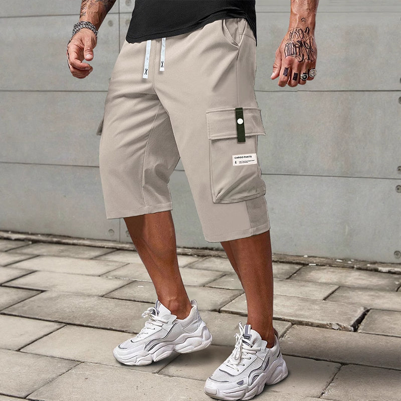 Pantalon cargo capri